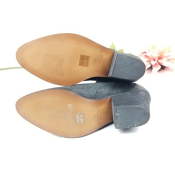 Musse & Cloud gray Western heel bootie size 9 - Picture 4 of 8